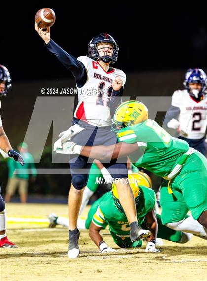 Thumbnail 3 in Rolesville @ Richmond (NCHSAA 4A EAST ROUND 3) photogallery.
