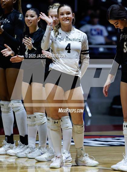 Thumbnail 2 in Wimberly vs. Eagle Mountain (UIL Volleyball 4A D2 Final) photogallery.
