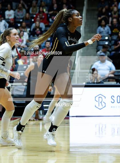 Thumbnail 2 in Wimberly vs. Eagle Mountain (UIL Volleyball 4A D2 Final) photogallery.