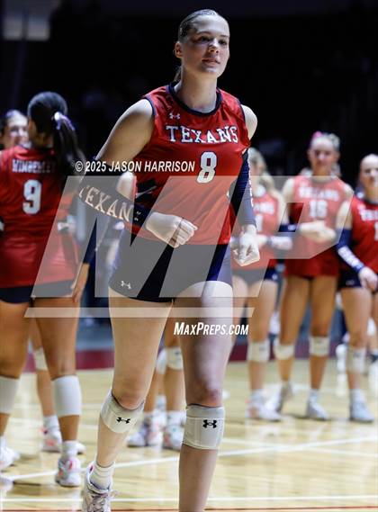Thumbnail 3 in Wimberly vs. Eagle Mountain (UIL Volleyball 4A D2 Final) photogallery.
