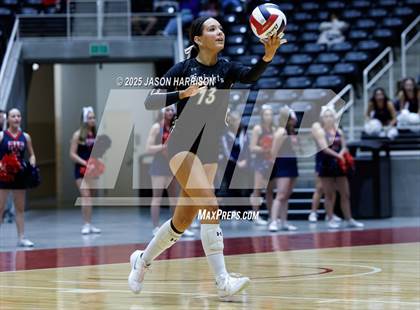 Thumbnail 2 in Wimberly vs. Eagle Mountain (UIL Volleyball 4A D2 Final) photogallery.