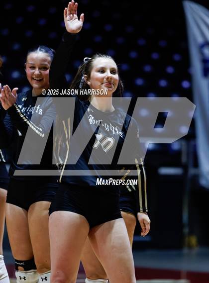 Thumbnail 1 in Wimberly vs. Eagle Mountain (UIL Volleyball 4A D2 Final) photogallery.