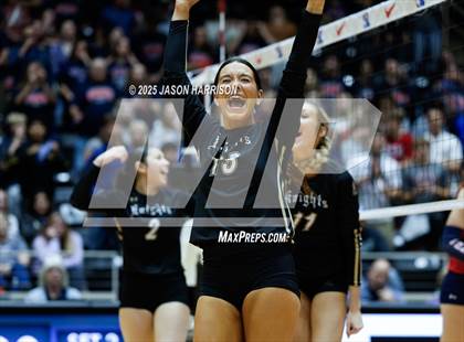 Thumbnail 2 in Wimberly vs. Eagle Mountain (UIL Volleyball 4A D2 Final) photogallery.