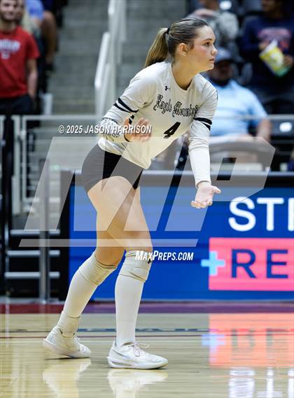 Thumbnail 3 in Wimberly vs. Eagle Mountain (UIL Volleyball 4A D2 Final) photogallery.