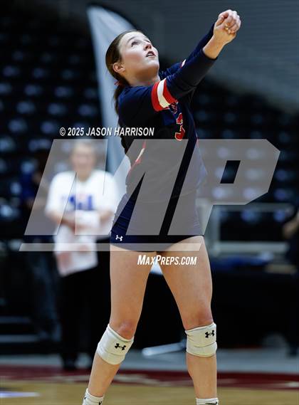 Thumbnail 2 in Wimberly vs. Eagle Mountain (UIL Volleyball 4A D2 Final) photogallery.