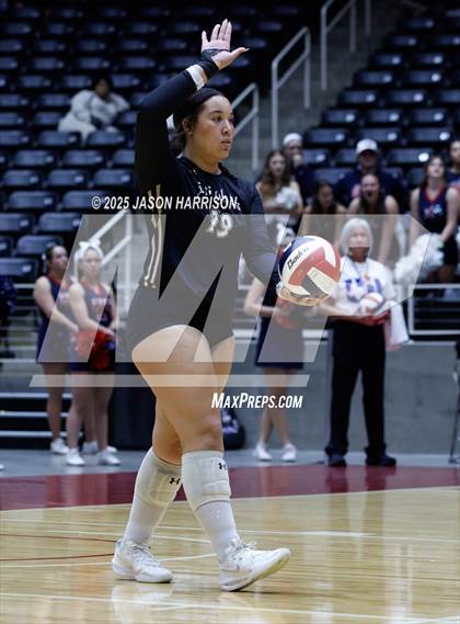 Thumbnail 1 in Wimberly vs. Eagle Mountain (UIL Volleyball 4A D2 Final) photogallery.