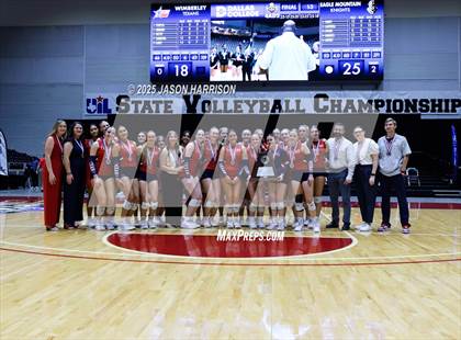 Thumbnail 3 in Wimberly vs. Eagle Mountain (UIL Volleyball 4A D2 Final) photogallery.