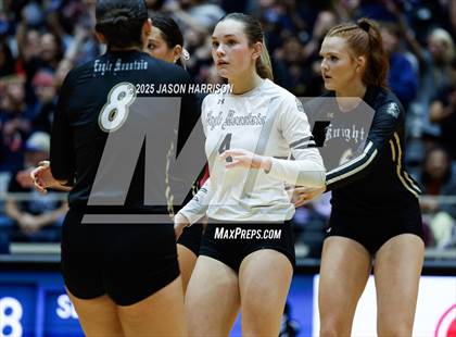 Thumbnail 2 in Wimberly vs. Eagle Mountain (UIL Volleyball 4A D2 Final) photogallery.