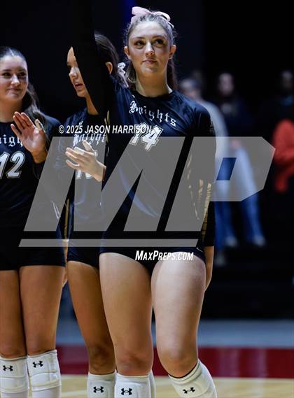 Thumbnail 3 in Wimberly vs. Eagle Mountain (UIL Volleyball 4A D2 Final) photogallery.