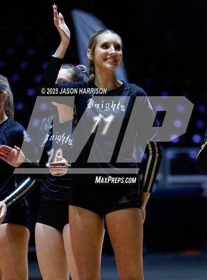 Thumbnail 3 in Wimberly vs. Eagle Mountain (UIL Volleyball 4A D2 Final) photogallery.