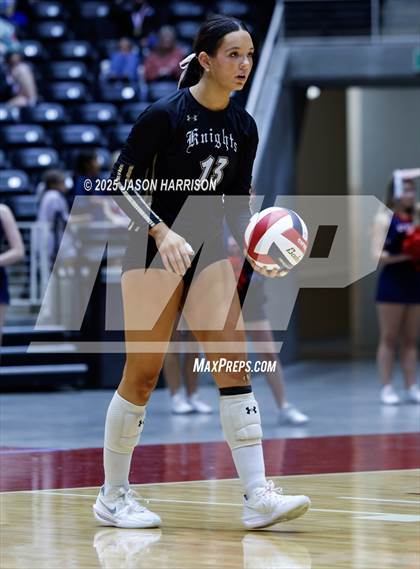Thumbnail 3 in Wimberly vs. Eagle Mountain (UIL Volleyball 4A D2 Final) photogallery.