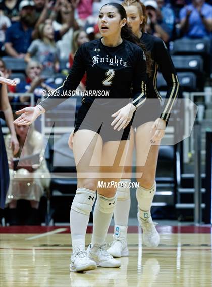 Thumbnail 2 in Wimberly vs. Eagle Mountain (UIL Volleyball 4A D2 Final) photogallery.