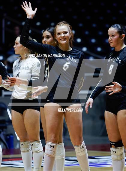 Thumbnail 3 in Wimberly vs. Eagle Mountain (UIL Volleyball 4A D2 Final) photogallery.