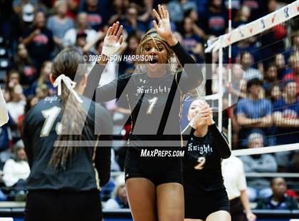 Thumbnail 1 in Wimberly vs. Eagle Mountain (UIL Volleyball 4A D2 Final) photogallery.