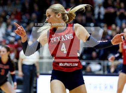 Thumbnail 2 in Wimberly vs. Eagle Mountain (UIL Volleyball 4A D2 Final) photogallery.