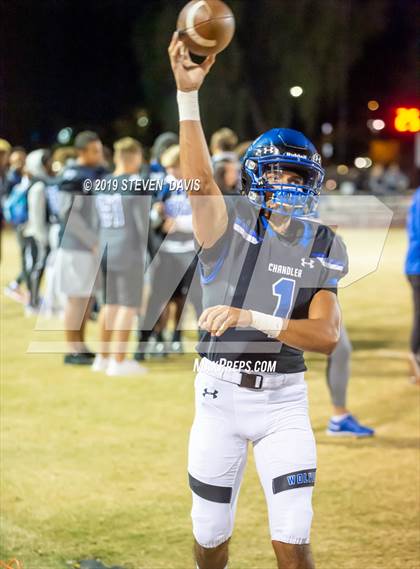 Thumbnail 2 in Salpointe Catholic @ Chandler (AIA Open Division Semifinal) photogallery.