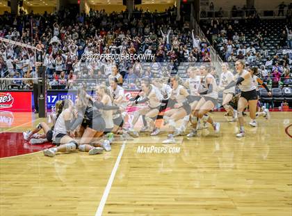 Thumbnail 2 in Davenport vs. Randall (UIL 4A Volleyball Final) photogallery.
