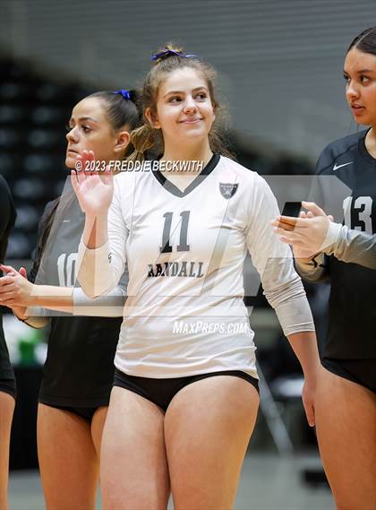 Thumbnail 1 in Davenport vs. Randall (UIL 4A Volleyball Final) photogallery.