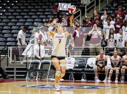 Thumbnail 1 in Davenport vs. Randall (UIL 4A Volleyball Final) photogallery.