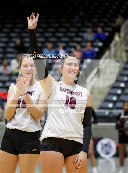 Thumbnail 2 in Davenport vs. Randall (UIL 4A Volleyball Final) photogallery.