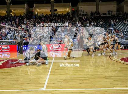 Thumbnail 3 in Davenport vs. Randall (UIL 4A Volleyball Final) photogallery.