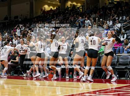 Thumbnail 2 in Davenport vs. Randall (UIL 4A Volleyball Final) photogallery.