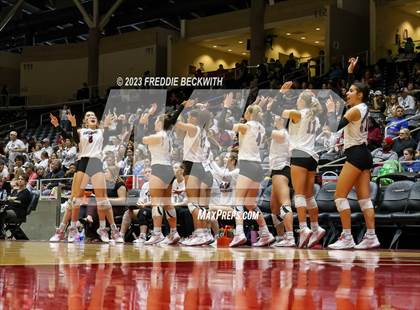 Thumbnail 1 in Davenport vs. Randall (UIL 4A Volleyball Final) photogallery.