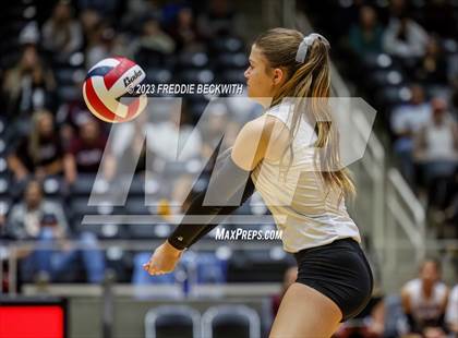 Thumbnail 1 in Davenport vs. Randall (UIL 4A Volleyball Final) photogallery.