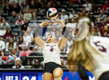 Thumbnail 1 in Davenport vs. Randall (UIL 4A Volleyball Final) photogallery.