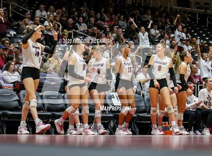 Thumbnail 1 in Davenport vs. Randall (UIL 4A Volleyball Final) photogallery.