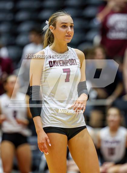Thumbnail 3 in Davenport vs. Randall (UIL 4A Volleyball Final) photogallery.