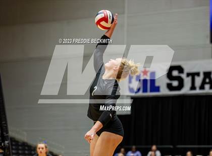 Thumbnail 1 in Davenport vs. Randall (UIL 4A Volleyball Final) photogallery.