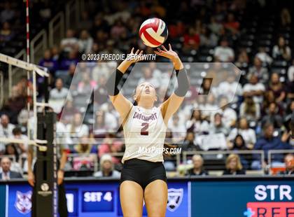 Thumbnail 2 in Davenport vs. Randall (UIL 4A Volleyball Final) photogallery.
