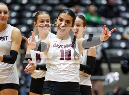 Thumbnail 2 in Davenport vs. Randall (UIL 4A Volleyball Final) photogallery.