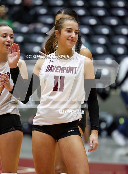 Thumbnail 3 in Davenport vs. Randall (UIL 4A Volleyball Final) photogallery.