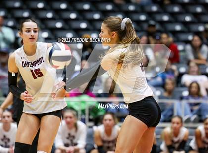 Thumbnail 2 in Davenport vs. Randall (UIL 4A Volleyball Final) photogallery.