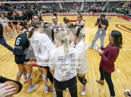 Thumbnail 3 in Davenport vs. Randall (UIL 4A Volleyball Final) photogallery.