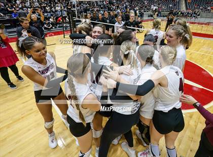 Thumbnail 3 in Davenport vs. Randall (UIL 4A Volleyball Final) photogallery.