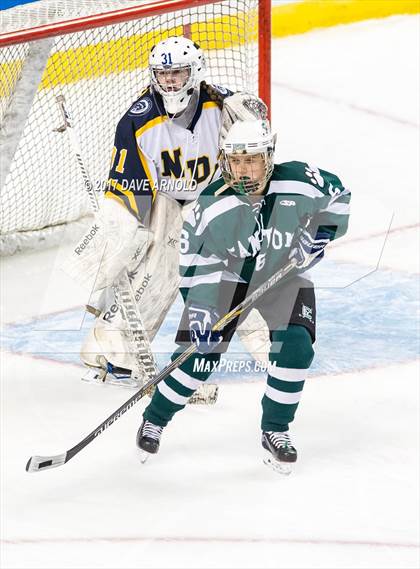 Thumbnail 1 in Notre Dame Academy vs. Canton (MIAA Division 2 Final) photogallery.