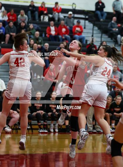 Thumbnail 3 in Mount Carmel vs. Holy Redeemer (PIAA Class AAA First Round) photogallery.