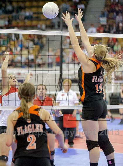 Thumbnail 3 in Otis vs. Flagler (CHSAA 1A Pool III) photogallery.