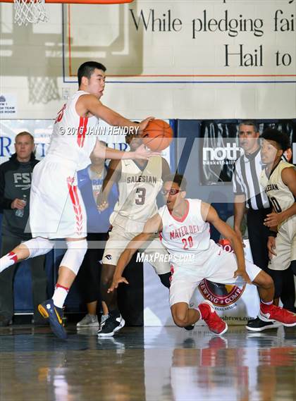 Thumbnail 1 in Salesian College Preparatory vs. Mater Dei (Tarkanian Classic) photogallery.