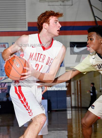 Thumbnail 2 in Salesian College Preparatory vs. Mater Dei (Tarkanian Classic) photogallery.