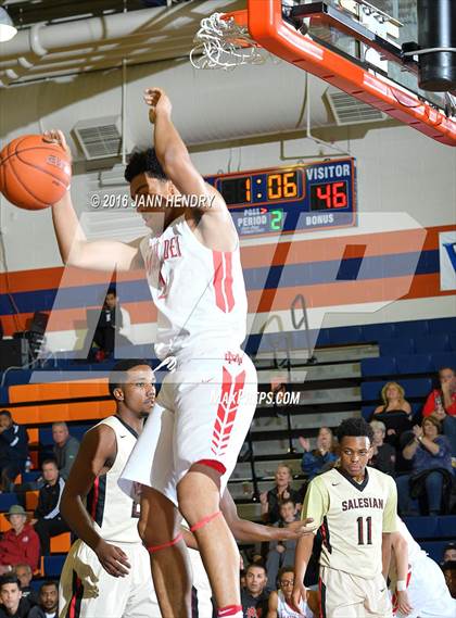 Thumbnail 3 in Salesian College Preparatory vs. Mater Dei (Tarkanian Classic) photogallery.