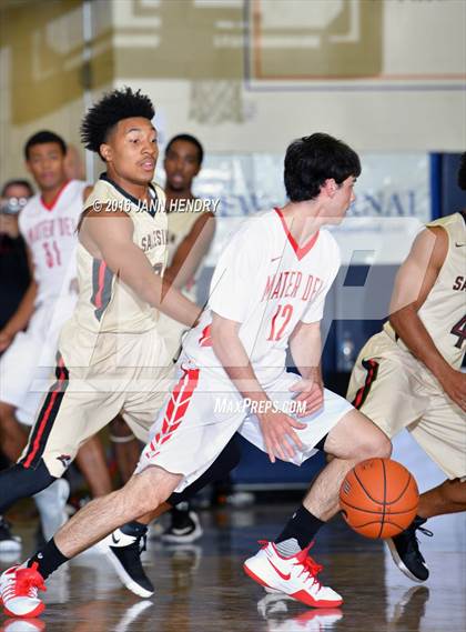 Thumbnail 2 in Salesian College Preparatory vs. Mater Dei (Tarkanian Classic) photogallery.