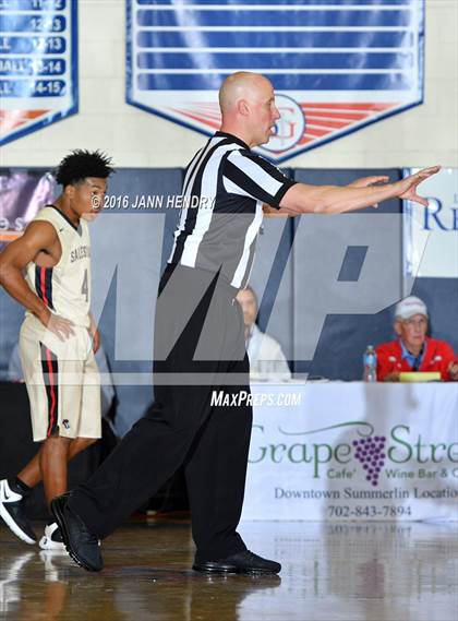 Thumbnail 2 in Salesian College Preparatory vs. Mater Dei (Tarkanian Classic) photogallery.