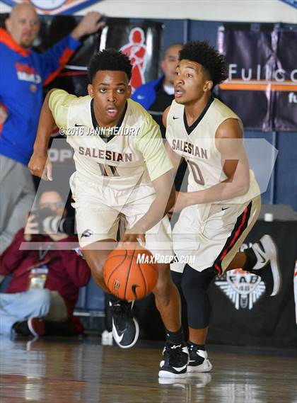 Thumbnail 1 in Salesian College Preparatory vs. Mater Dei (Tarkanian Classic) photogallery.