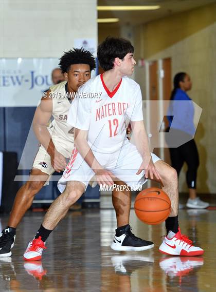 Thumbnail 3 in Salesian College Preparatory vs. Mater Dei (Tarkanian Classic) photogallery.