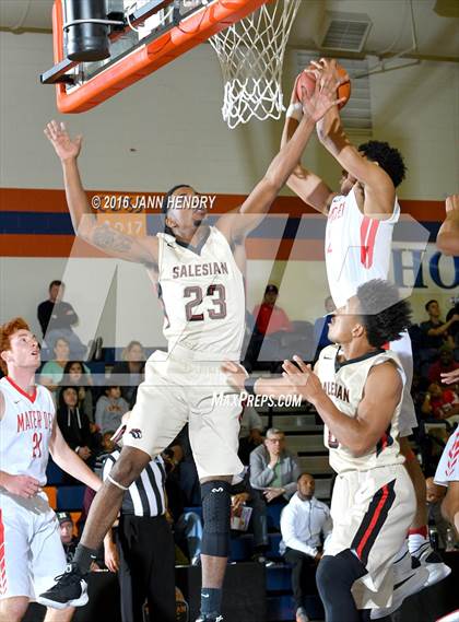 Thumbnail 1 in Salesian College Preparatory vs. Mater Dei (Tarkanian Classic) photogallery.