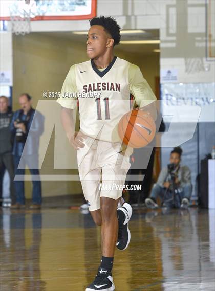 Thumbnail 1 in Salesian College Preparatory vs. Mater Dei (Tarkanian Classic) photogallery.